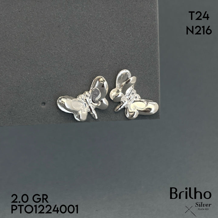 T24N216 ARETE CUATRO CIRCONES CUELGA CIRCON EN FORMA DE CIRCULO