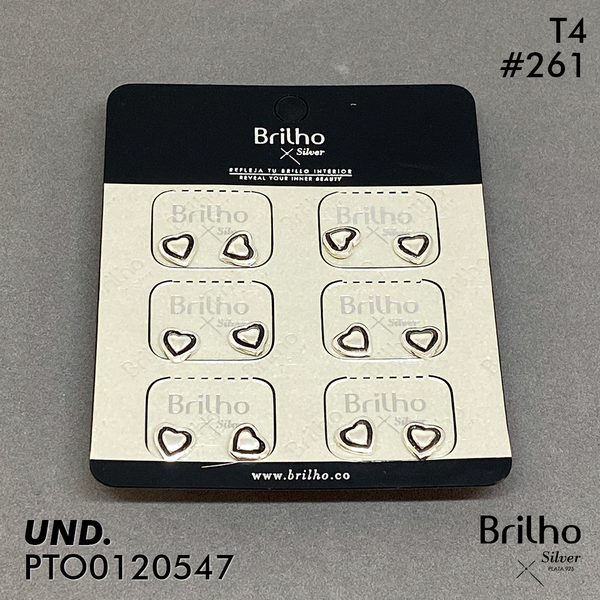 T3N261 TOPO CORAZîN ENVEJECIDO X6