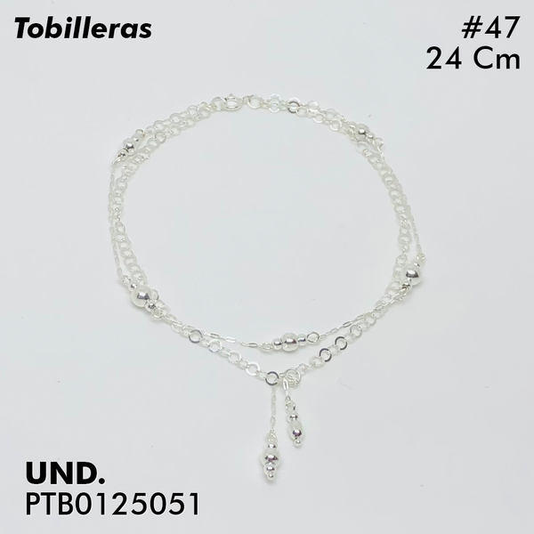 T7N047 TOBILLERA BALINES Y CORAZîN COLORES