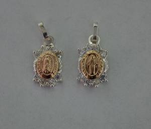 CDJ0190 DIJE VIRGEN MILAGROSA Y GUADALUPE