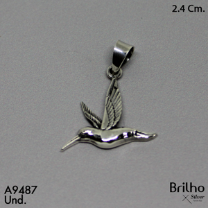 CDJ0091 DIJE COLIBRê ENVEJECIDO