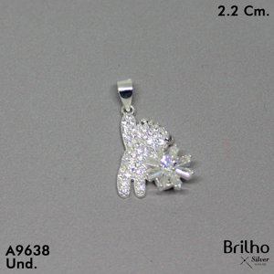 CDJ0443 DIJE OSO Y FLOR