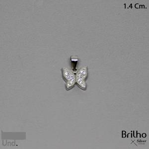 CDJ0125 DIJE MARIPOSA MICROCIRCON RODIO