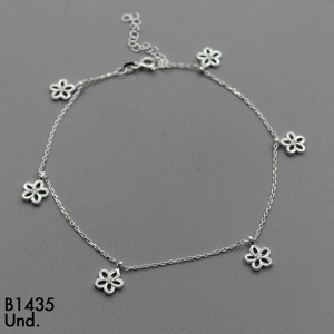 T7N117  TOBILLERA DIJES FLOR