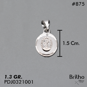 CDJ0875 DIJE VIRGEN MARIA AUXILIADORA DIAMANTADO