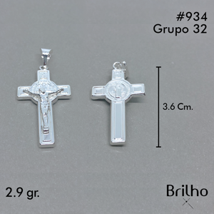 CDJ0934 DIJE CRISTO SAN BENITO ARMADO